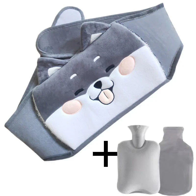 50% OFF | WarmCush - Refillable Plush Hot Water Bottle with Hip Padding [Last Day Sale]