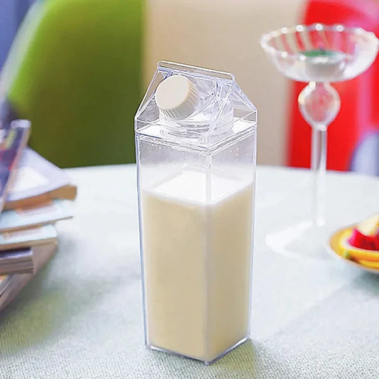 Buy 1+1 FREE | DrinkerCarton - Drinking bottles made from acrylic milk cartons [Last day's sale]