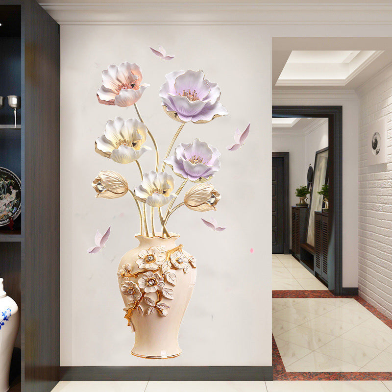 Buy 1+1 FREE | FloraWall - Flower wall sticker wallpaper [Last day of sale] 