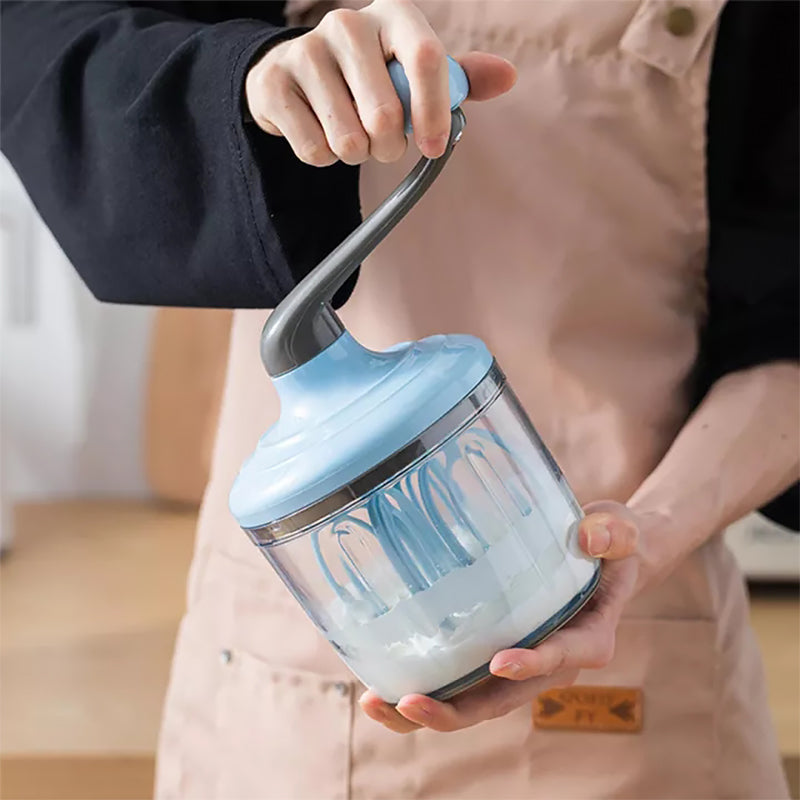 HandyWhisk - Hand-cranked cream and egg whisk