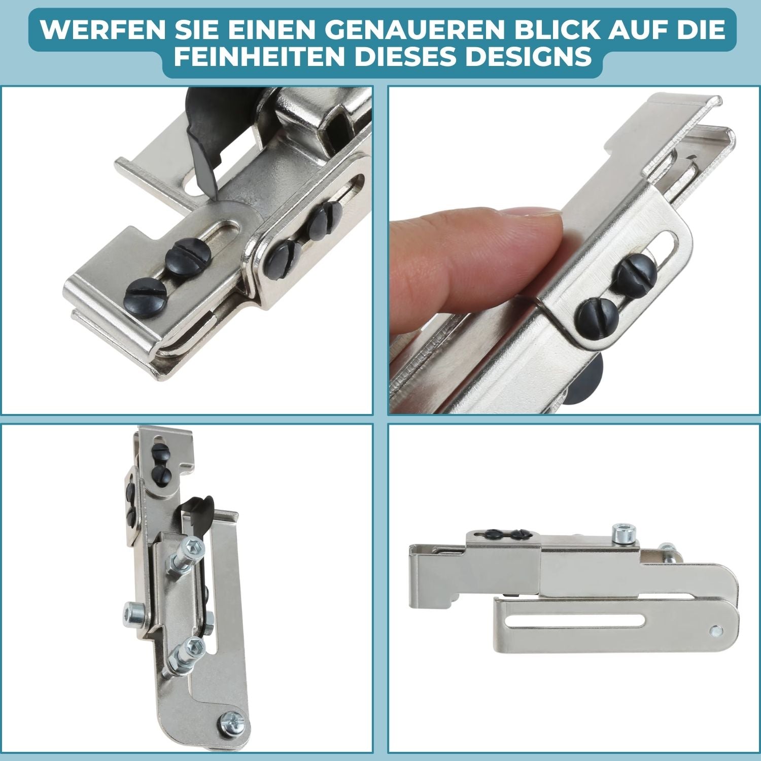 ZipFix™ - zipper foot for positioning the stitch line