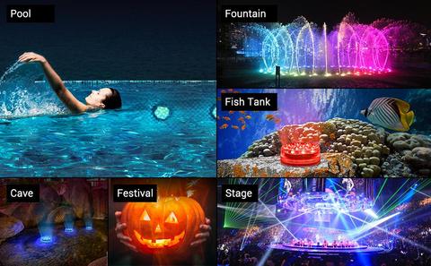 GlowLuxe - Underwater light with color change