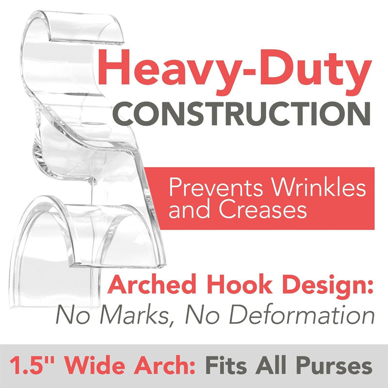 2+2 FREE | AcryHook - Acrylic Wardrobe Bag Hook [Last Day Sale]