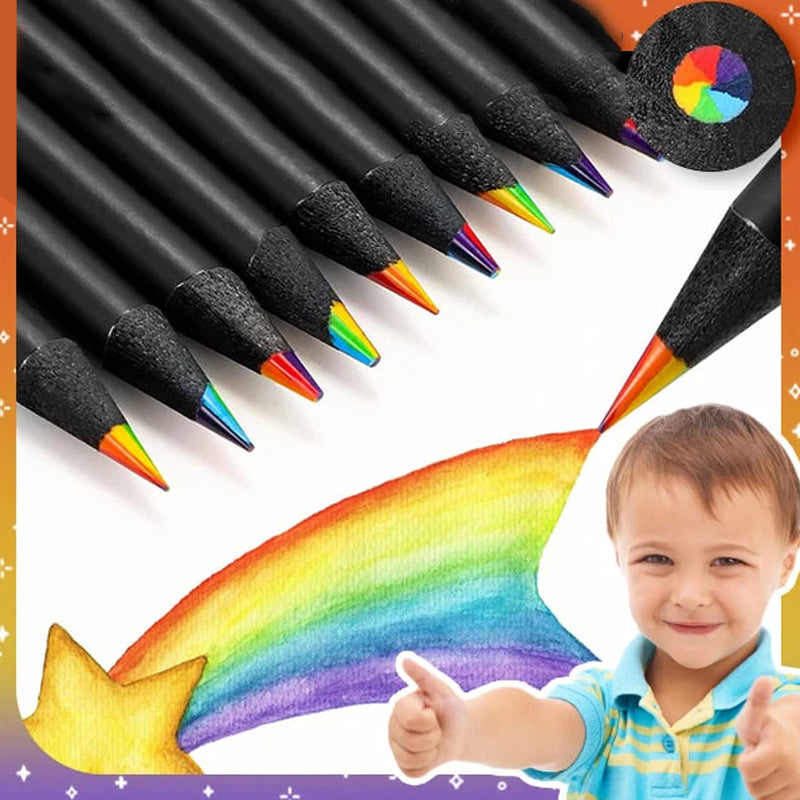 6+6 FREE | ColorWave™ - Fun colored pencil with rainbow gradient [Last day sale]