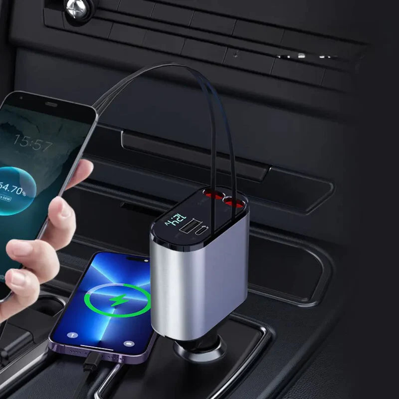 50% OFF | QuadCharge - Roll-up Fast Charger for Cars [Last Day of Sale]