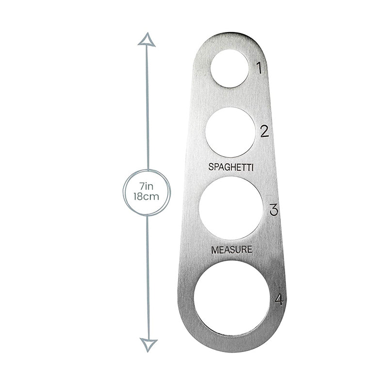 NoodleRing - 4-Hole Stainless Steel Pasta Measurer [Last Day Sale] 