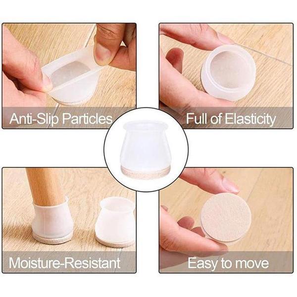 5+5 FREE | SwiftlyGlide - Silicone Protective Cover for Table and Chair Legs [Last Day Sale]