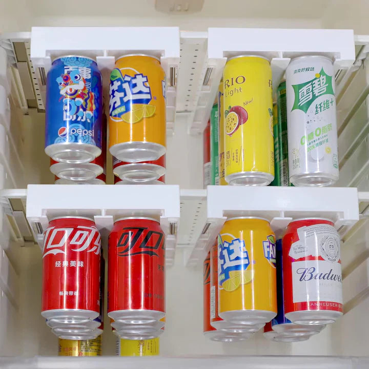 Buy 1+1 FREE | SlideEasy - Refrigerator Hanging Shelf Can Storage Compartment [Last Day Sale]