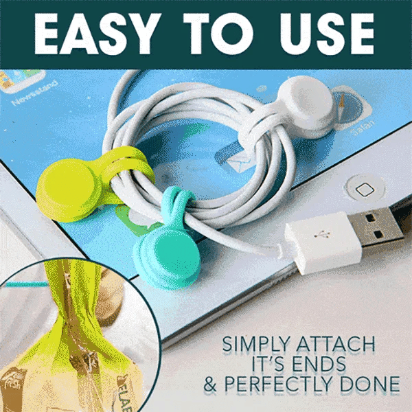 3+3 FREE | MagnoTie - Magnetic Cable Ties [Last Day Sale]