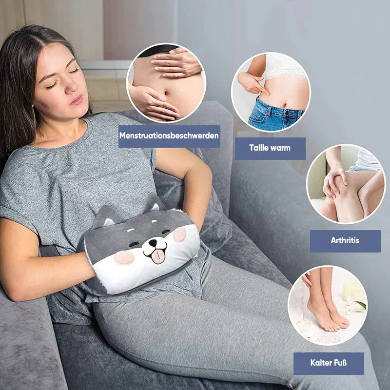 50% OFF | WarmCush - Refillable Plush Hot Water Bottle with Hip Padding [Last Day Sale]