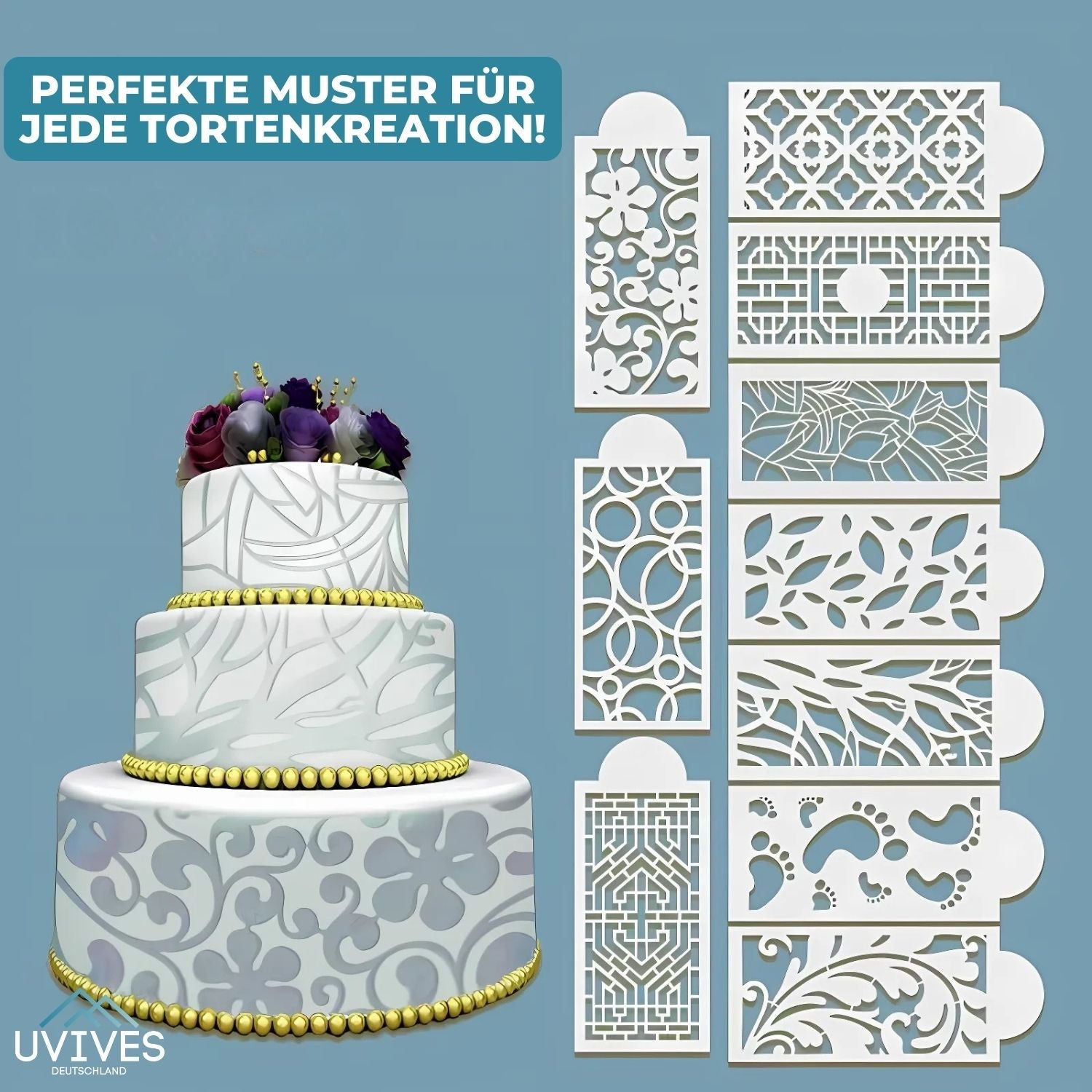 DecoLace™ - DIY Lace Cake Decorating Mold