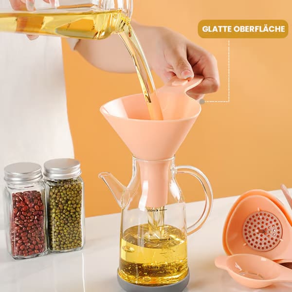 UniFunnel - 6-in-1 Multifunctional Funnel Set