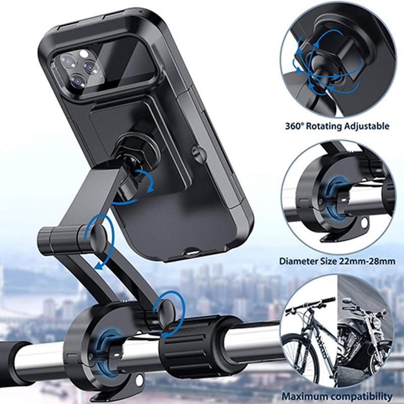 RideSafe – Waterproof &amp; shockproof mobile phone holder for bicycles and motorcycles