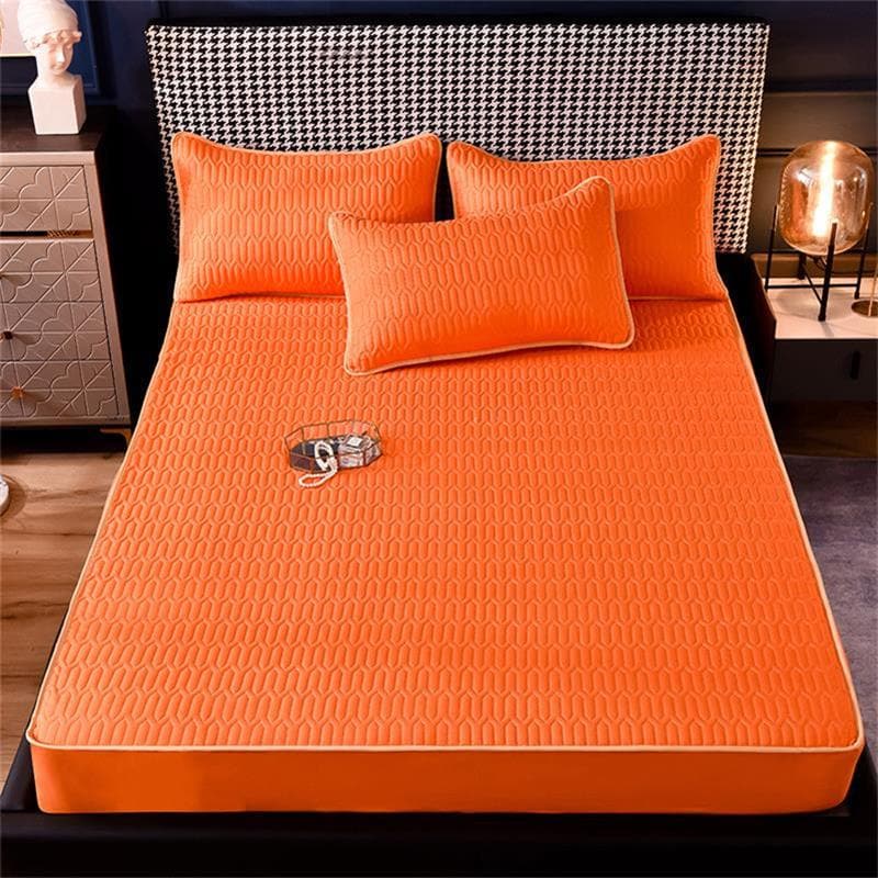 SilkyBreathe - Latest breathable silky-soft mattress cover [Last day sale] 