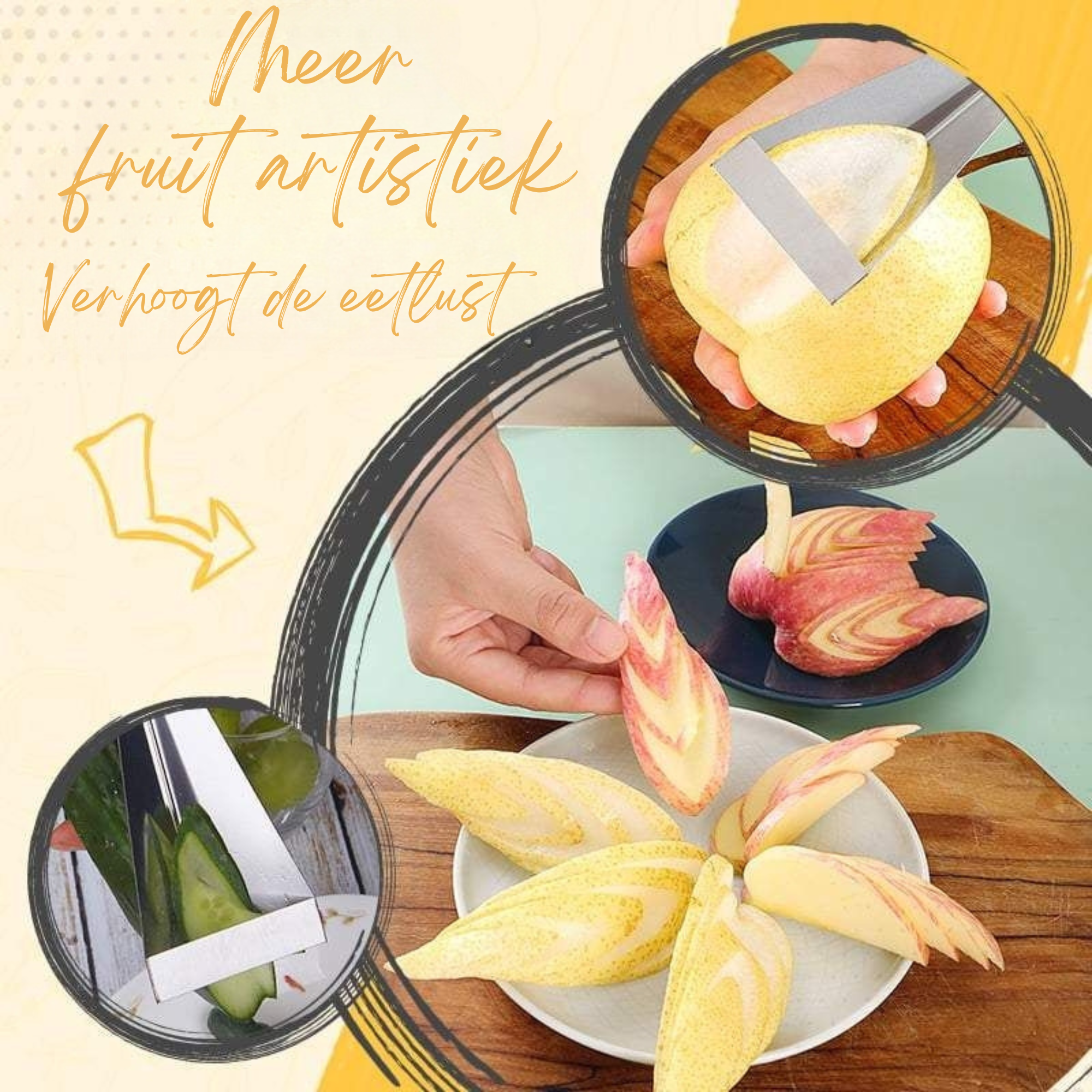 Buy one and get one free | TriSlicer - Triangular fruit slicer