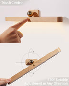 Handgemaakte beukenhouten wandlamp