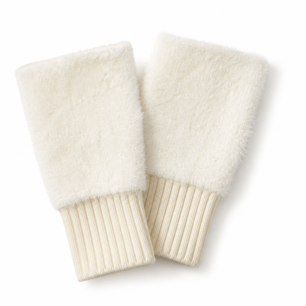 Vingerloze winterhandschoenen | Touchscreen-bediening | Fleecevoering & lange boorden