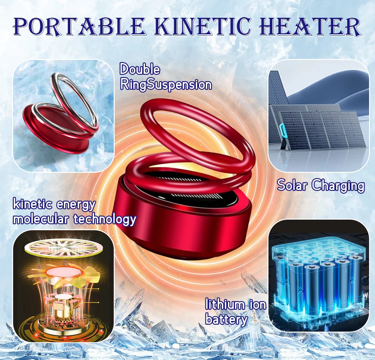 Draagbare Zonne-autoverwarmer voor Winterwarmte en Comfort