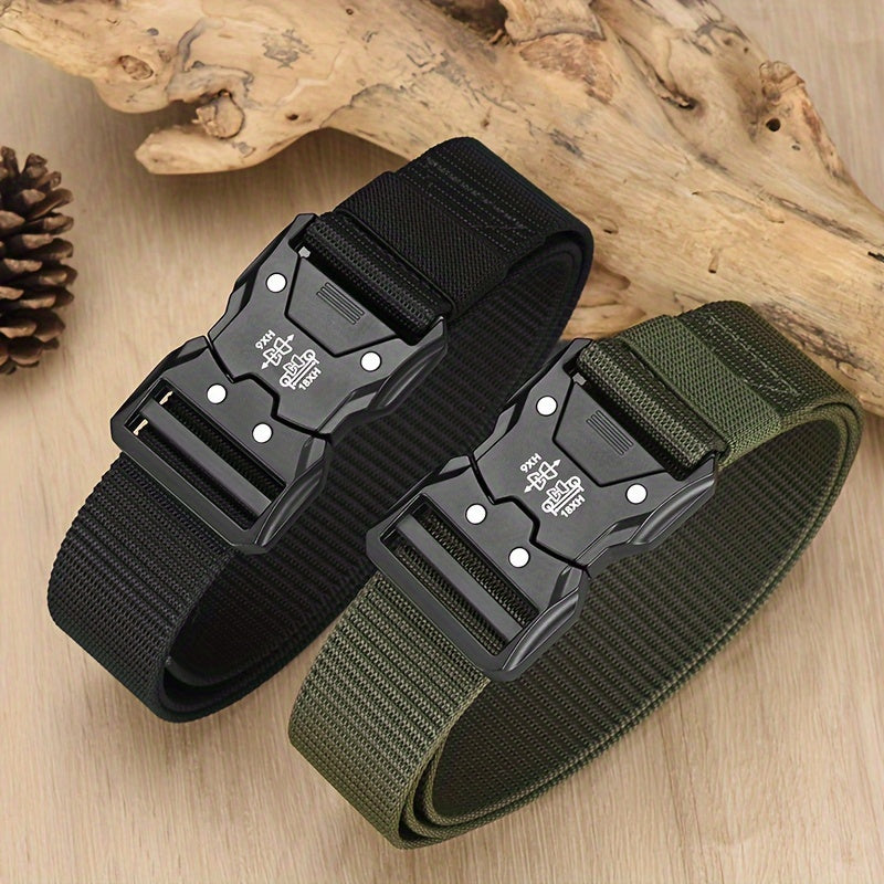 Duurzame Unisex Tactische Nylon Riem voor Buiten- en Dagelijks Gebruik