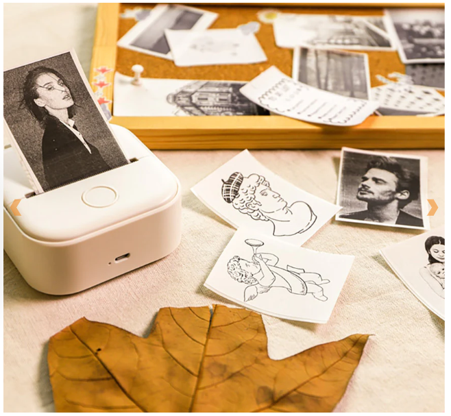 Draagbare Draadloze Mini Fotoprinter met Gratis Papier