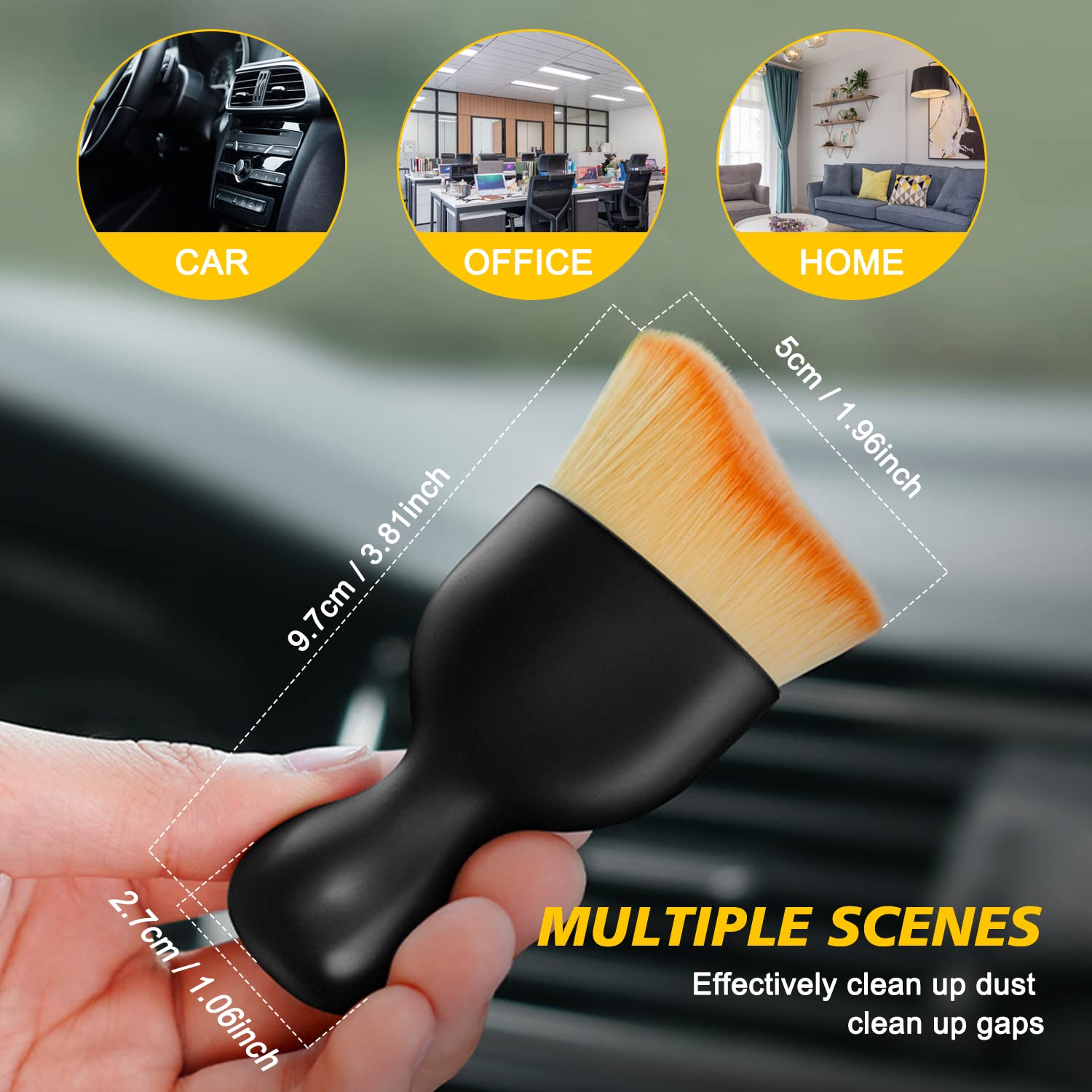 Buy 1+1 FREE GapBrush™ - Ultra-soft interior brush for fabric [Last day sale] 