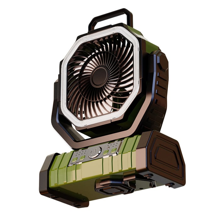 BreezeCamp – The perfect combination of fan and camping lamp