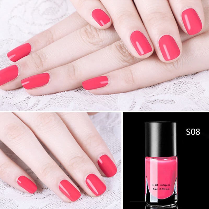 Salon-Perfect Glossy Nails Set voor Snelle Manicures