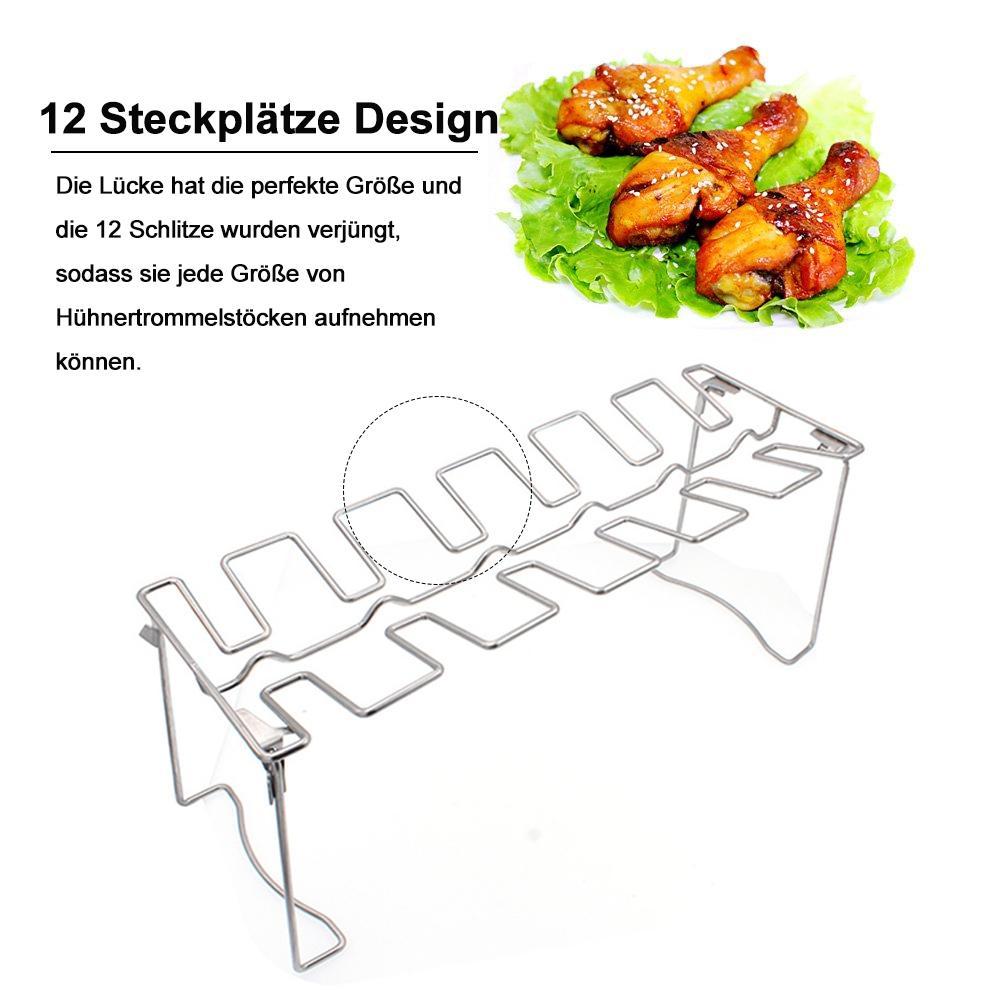 GrillNova - Stainless Steel Chicken Grill Grate [Last Day Sale]