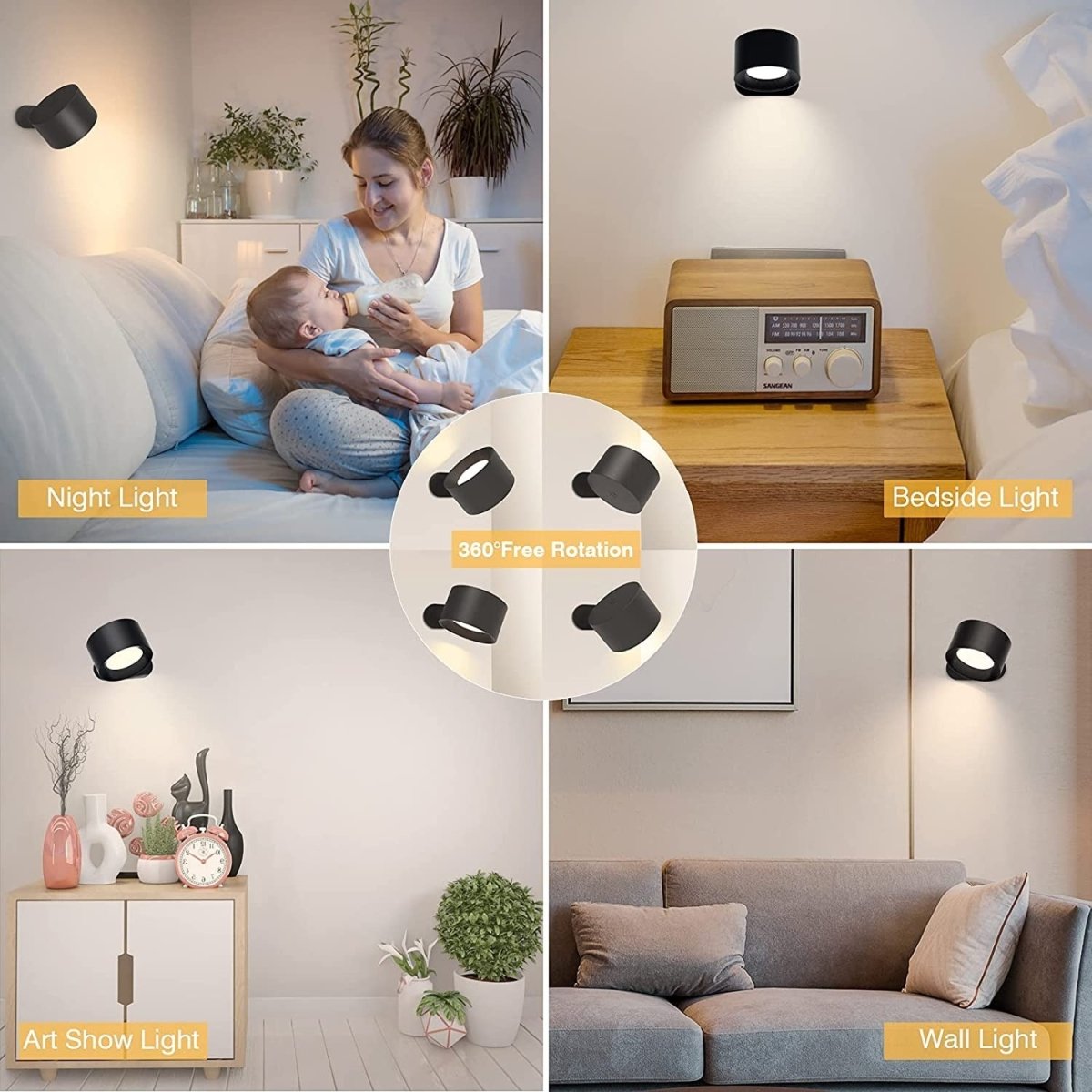 50% OFF | OrbitLight - Cordless LED Wall Lamp [Last Day Sale]