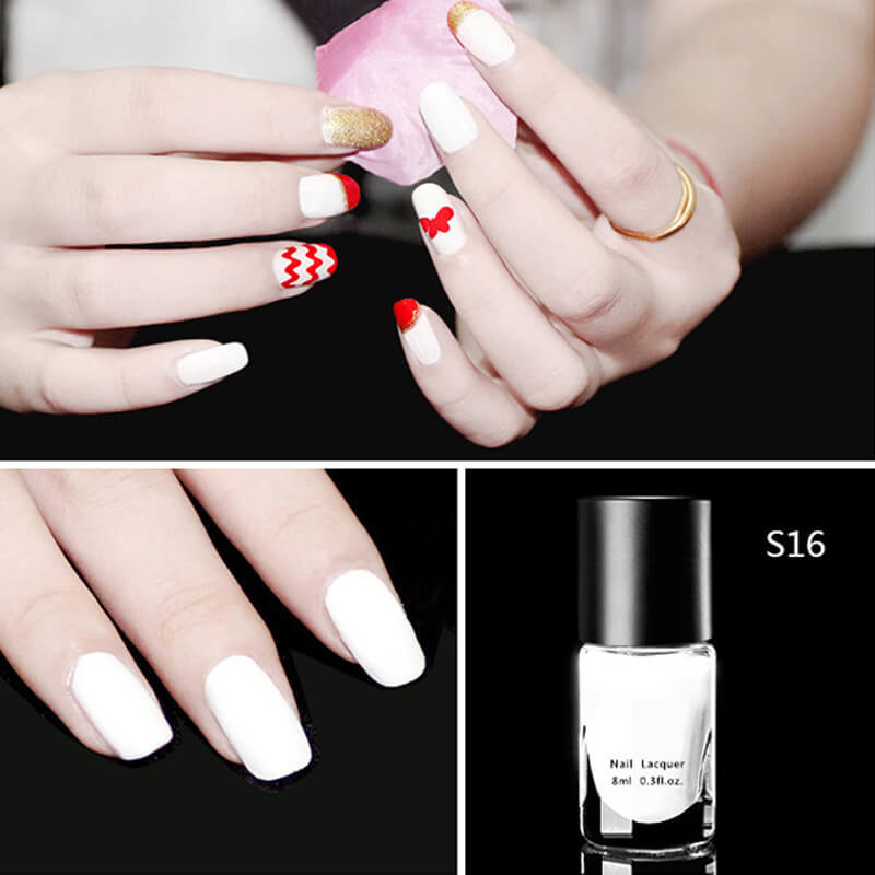 Salon-Perfect Glossy Nails Set voor Snelle Manicures