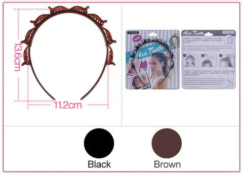 Stijlvolle Dubbele Pony Haarstylingsclip voor Makkelijke Looks