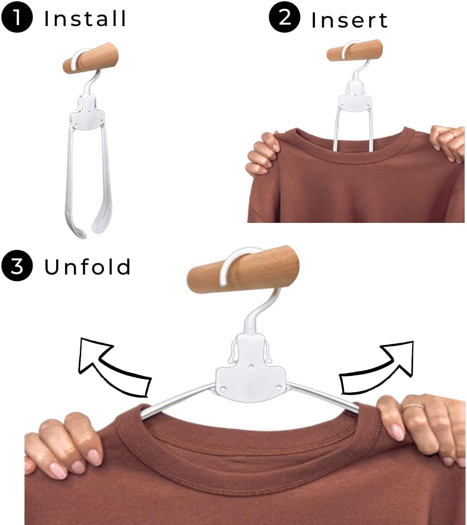 ClothSaver - Folding clothes hangers