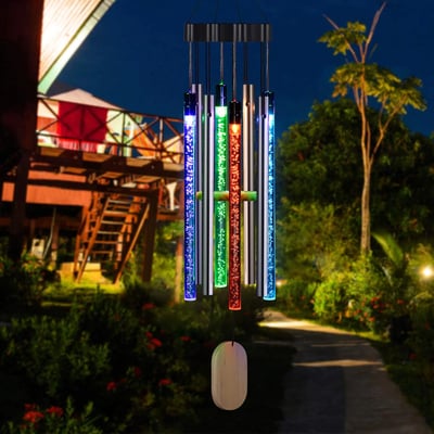 GlowChime - Soothing light &amp; sound for your outdoor space