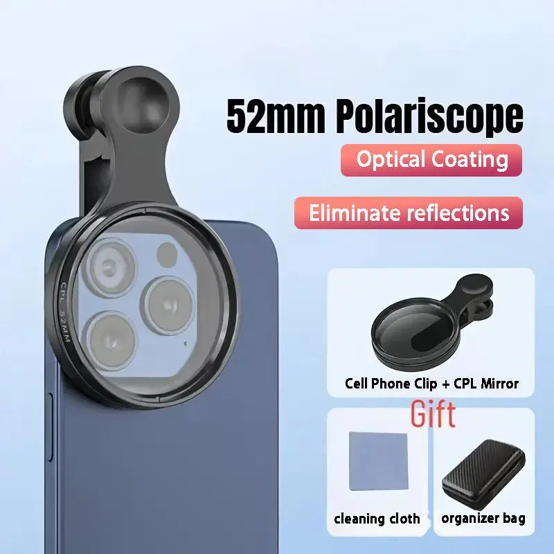 FotoBoost CPL - Sharp mobile phone photos without reflections