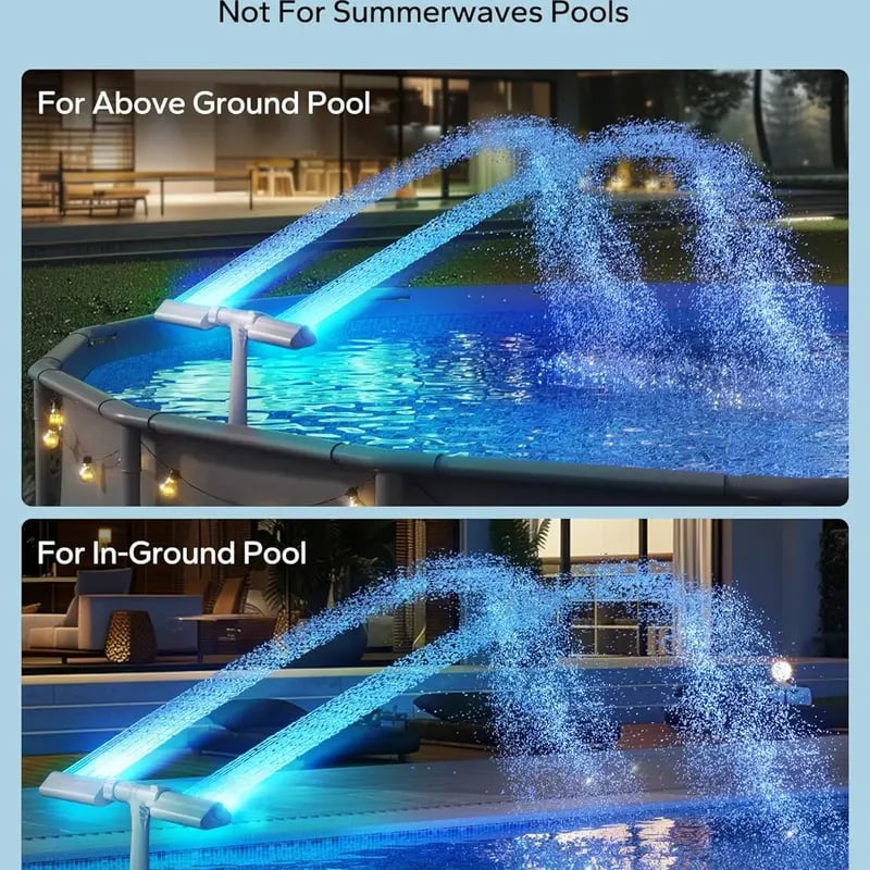 SunSpray - The luminous water arch for your summer dream