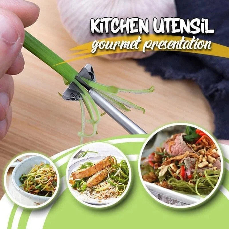 ScallionSlicer™ - Onion Slicer with Plum Blossom [Last Day Sale]