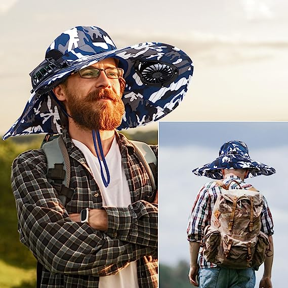 AirShade - Sun hat with integrated fan