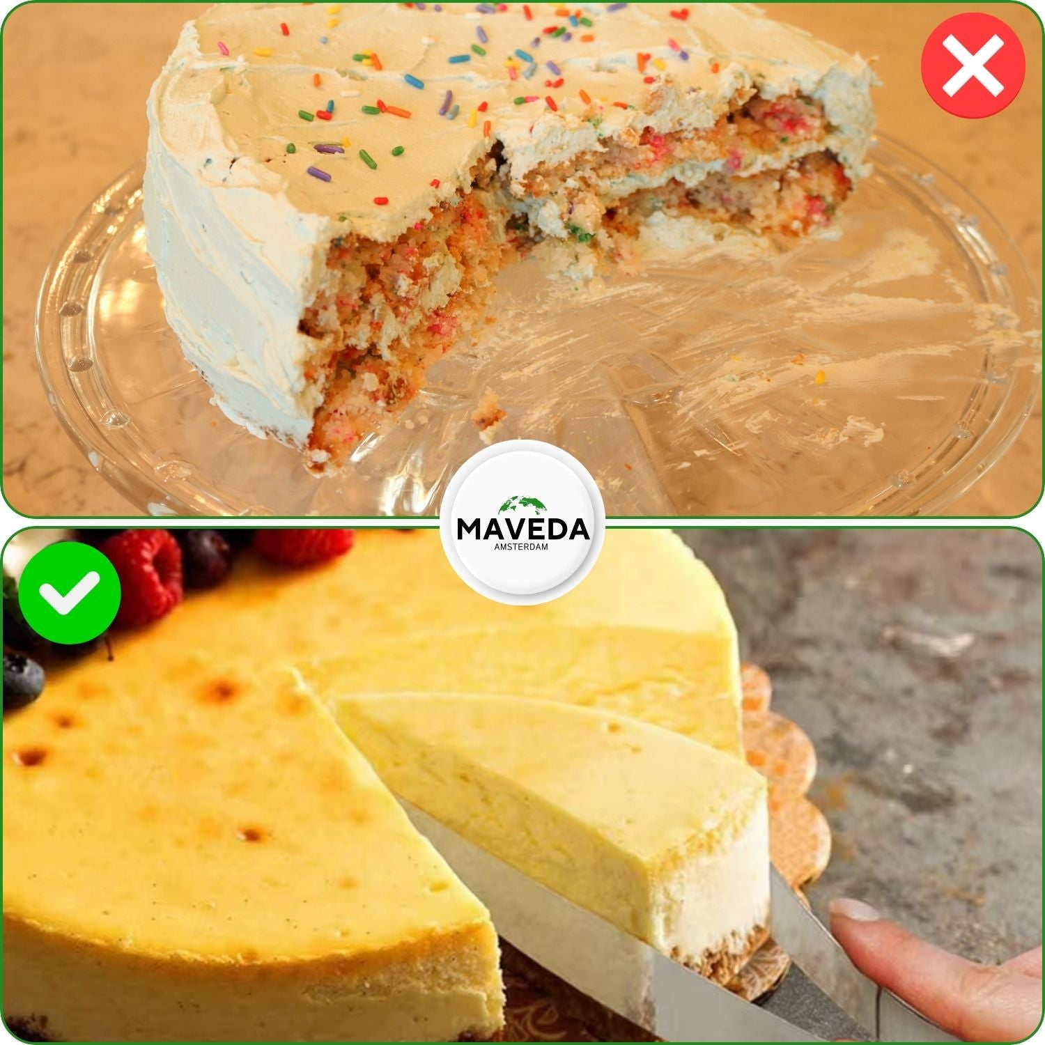 BakeCut™ - Aluminum cake cutter
