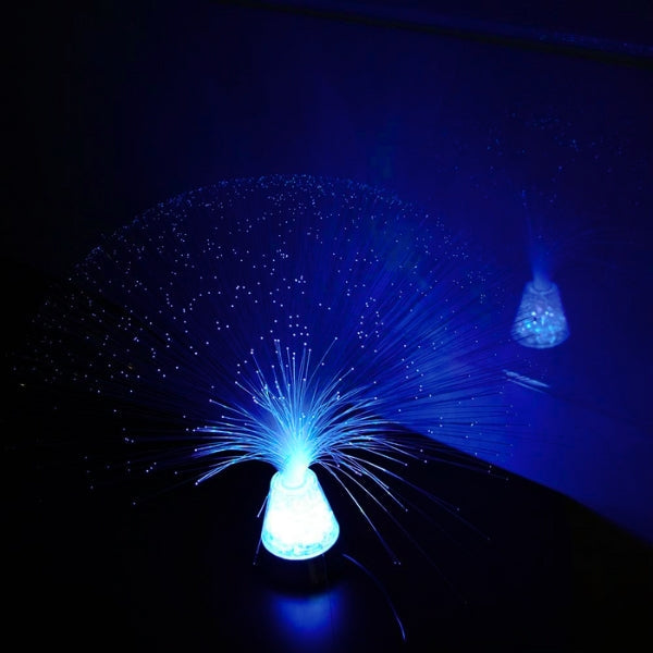 GlintWave - Fiber Optic Lamp with Crystal Base [Last Day Sale] 