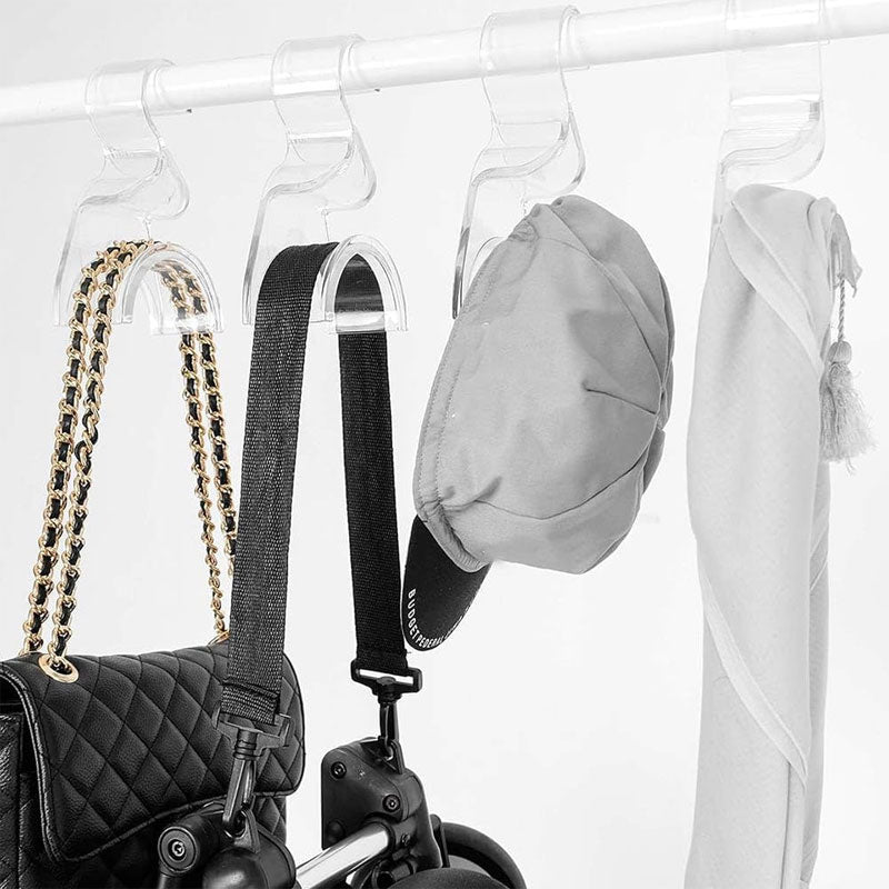 2+2 FREE | AcryHook - Acrylic Wardrobe Bag Hook [Last Day Sale]
