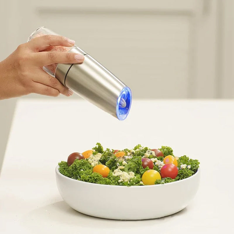 FlavorMagic - Automatic Electric Gravity-Induction Salt and Pepper Mill