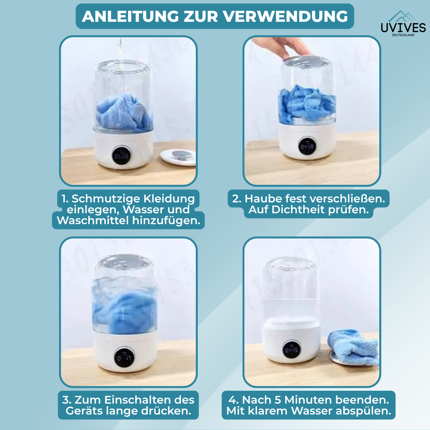 WashPod Go - Clean laundry. Anywhere. Anytime.