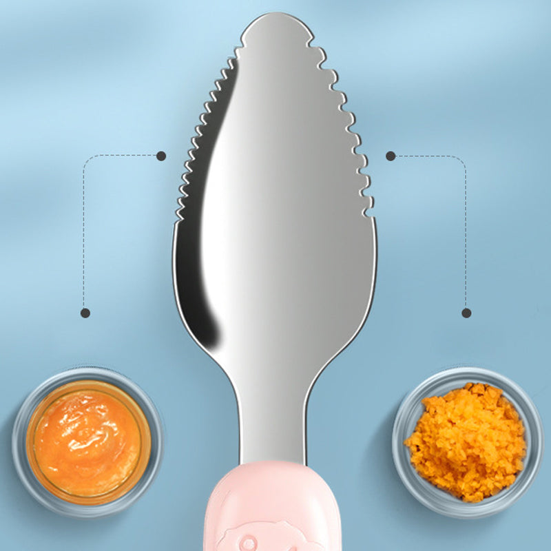 Buy One Get One Free | TinyMaster - Silicone Baby Spoon with Double Head [Last Day Sale]