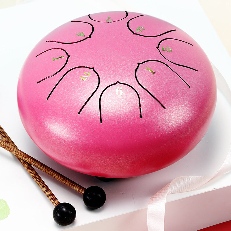 BuddhaSounds - Mini steel-tongue drum 6-inch sound healing drum set [Last-day sale]