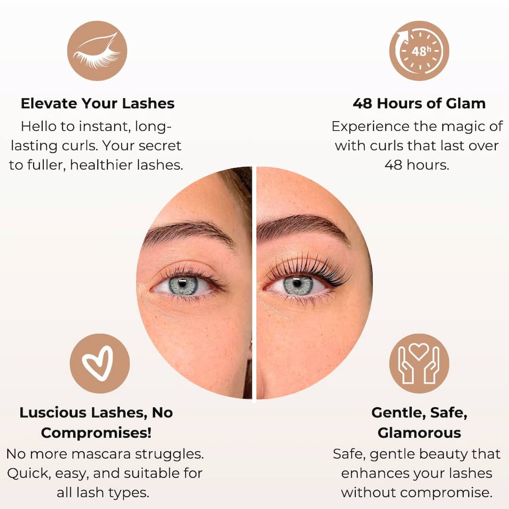 LashGlam - Perfectly curled lashes in seconds!