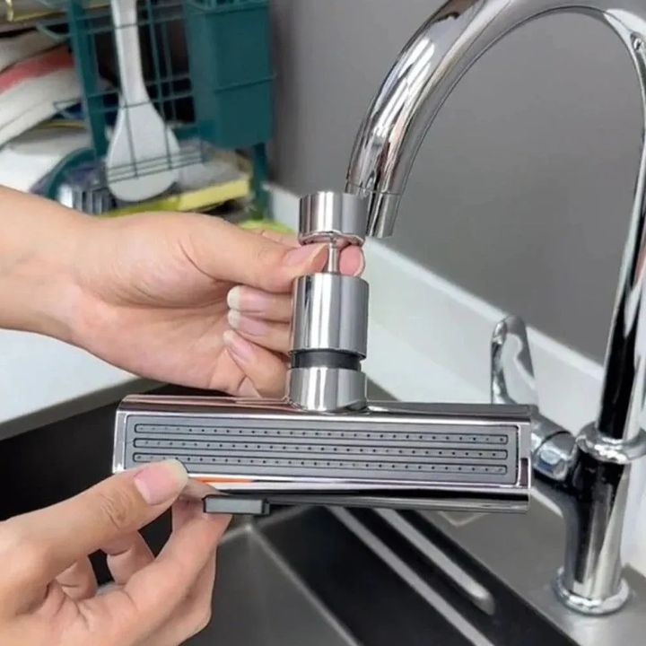 AquaGlide™ - splash-free rinsing &amp; water-saving!
