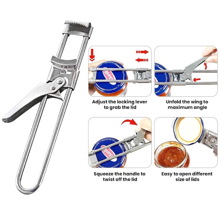 Buy 1+1 FREE | EasyTwist - Adjustable stainless steel lid opener