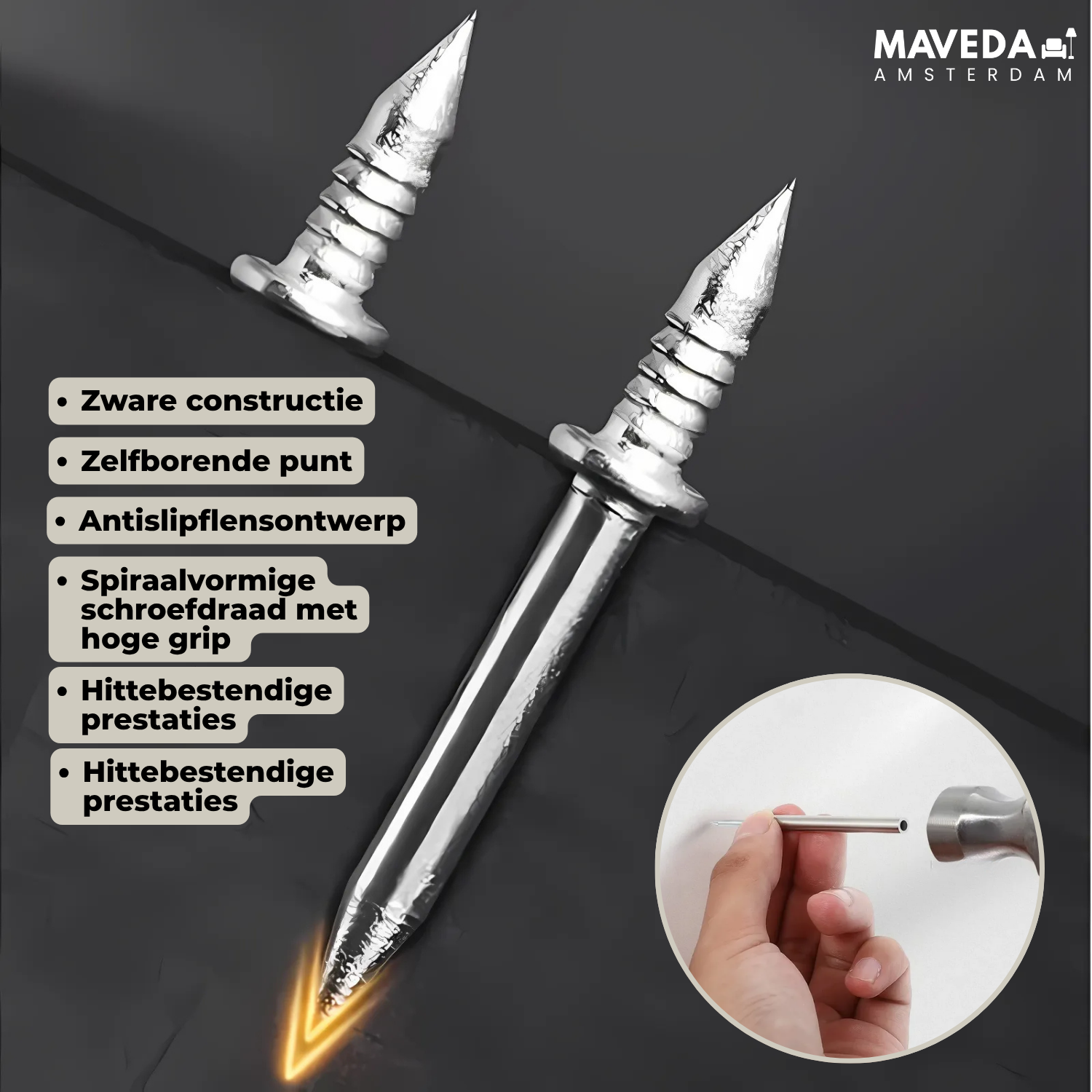 50+50 FREE | NoMark™ - Non-Marking Nail Set for Molding