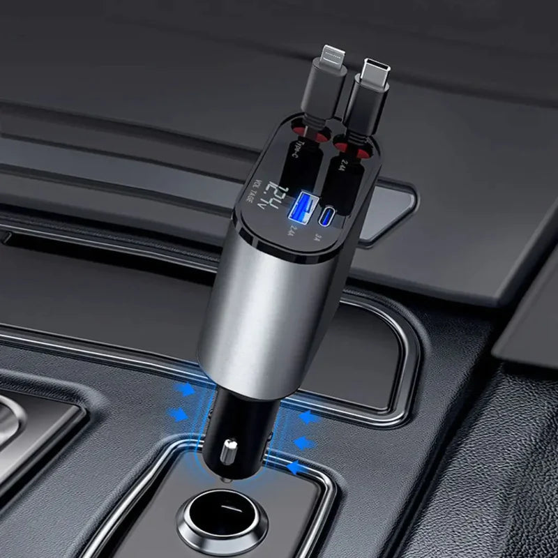 50% OFF | QuadCharge - Roll-up Fast Charger for Cars [Last Day of Sale]