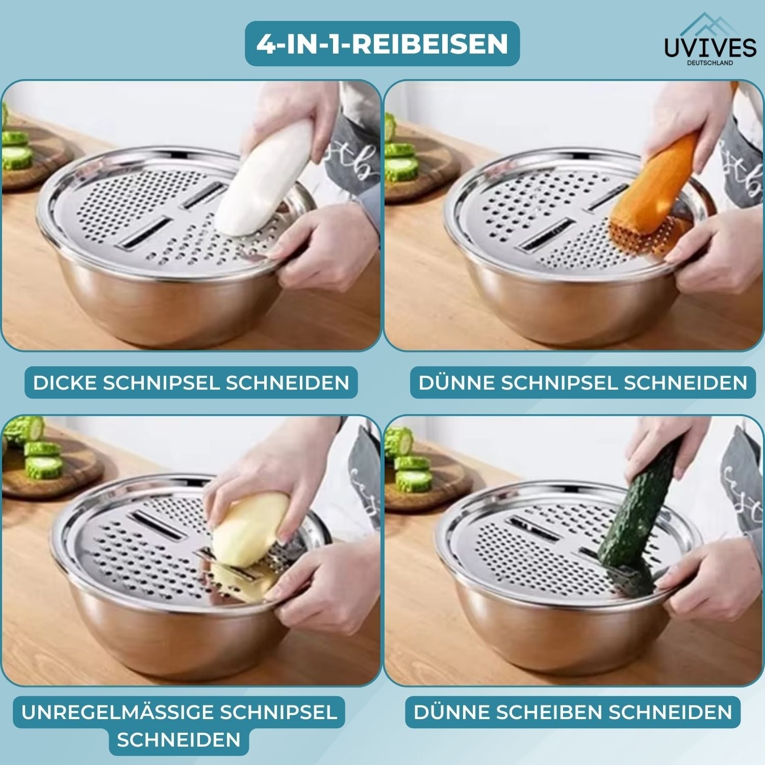 GrateBasin™ - 6-in-1 stainless steel sink